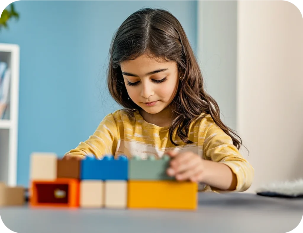 Virtual autism therapy session