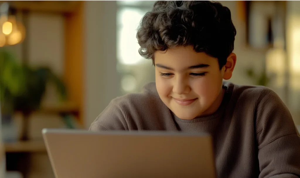 autistic child receiving therapy