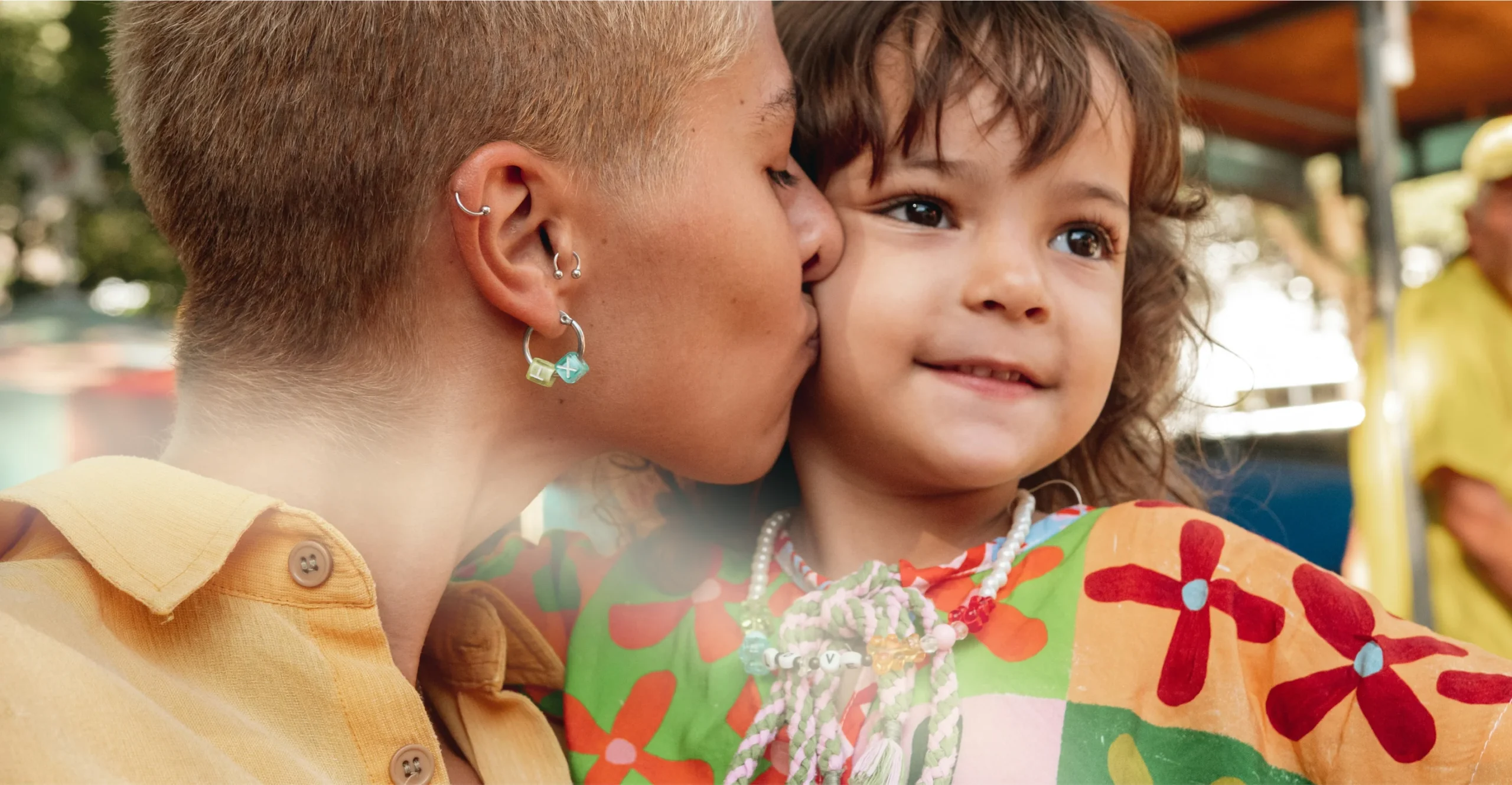 autistic child and their parent